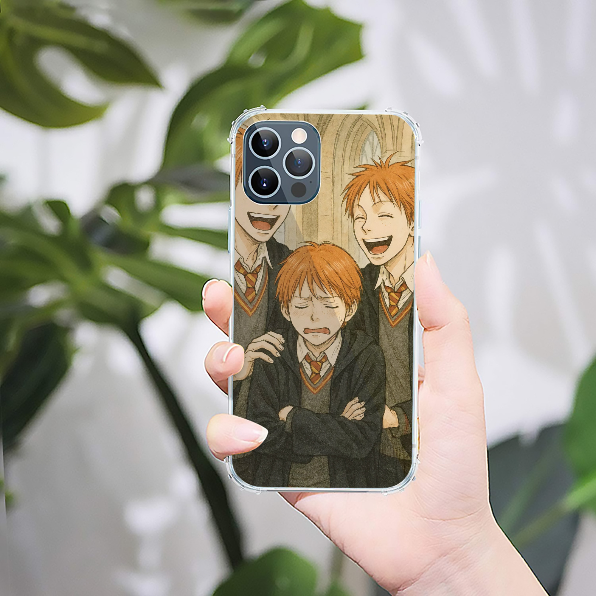 （画像用） Harry Potter ハリー・ポッターシリーズ 【iPhone 12シリーズ対応】透明スマホケース（クリアソフトケース）
